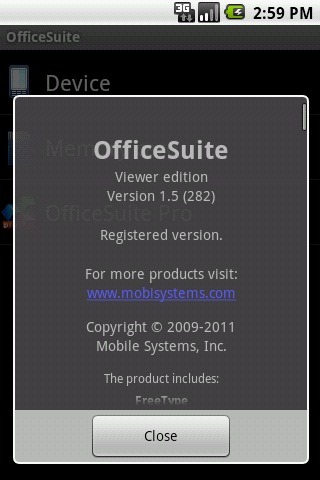 OfficeSuite Viewer v1.5.282